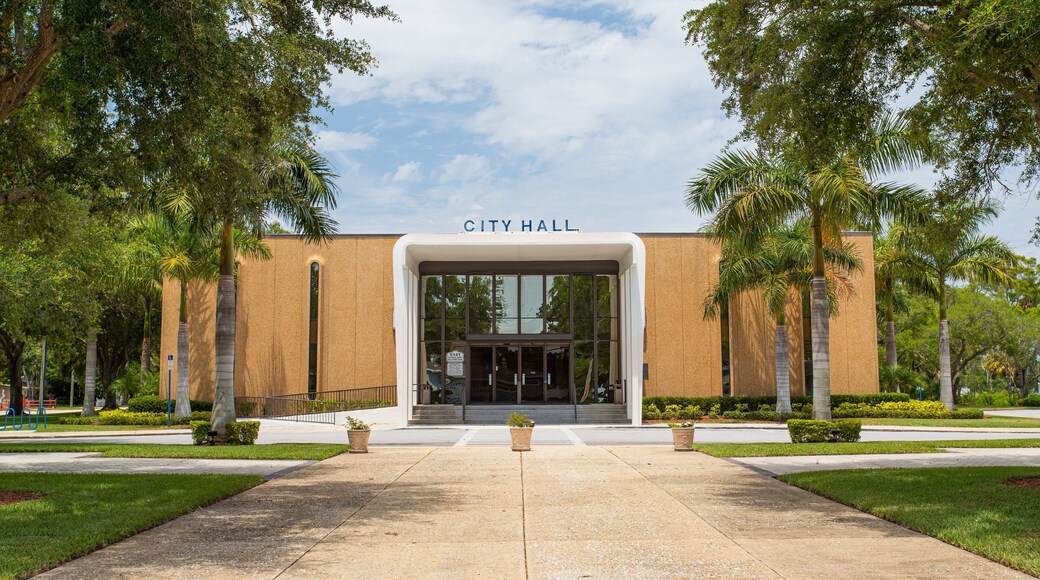 Pinellas Park featuring signage and an administrative buidling