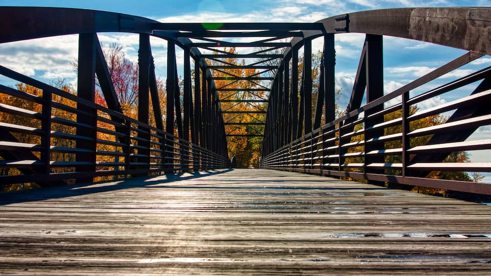 This is the bike trail bridge over the mouth of Winooski River
#Trovember