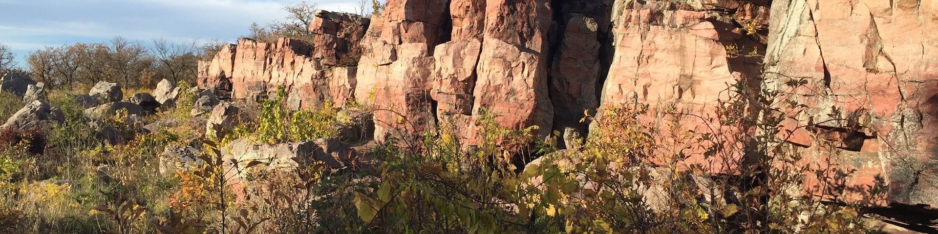 Pipestone National Monument is an incredible place. The historical and spiritual significance of the site is palpable. A place of deep reverence and peace. Visit when the sun is low in the west, lighting up the quartzite cliffs as they rise from the vast golden prairie surrounding them.