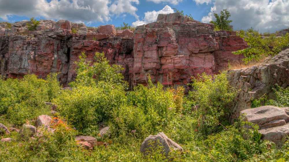 Pipestone National Monument in Summer