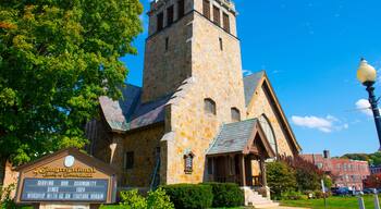 Laconia Congregational Church at 18 Veterans Square in city of Laconia, New Hampshire NH, USA.