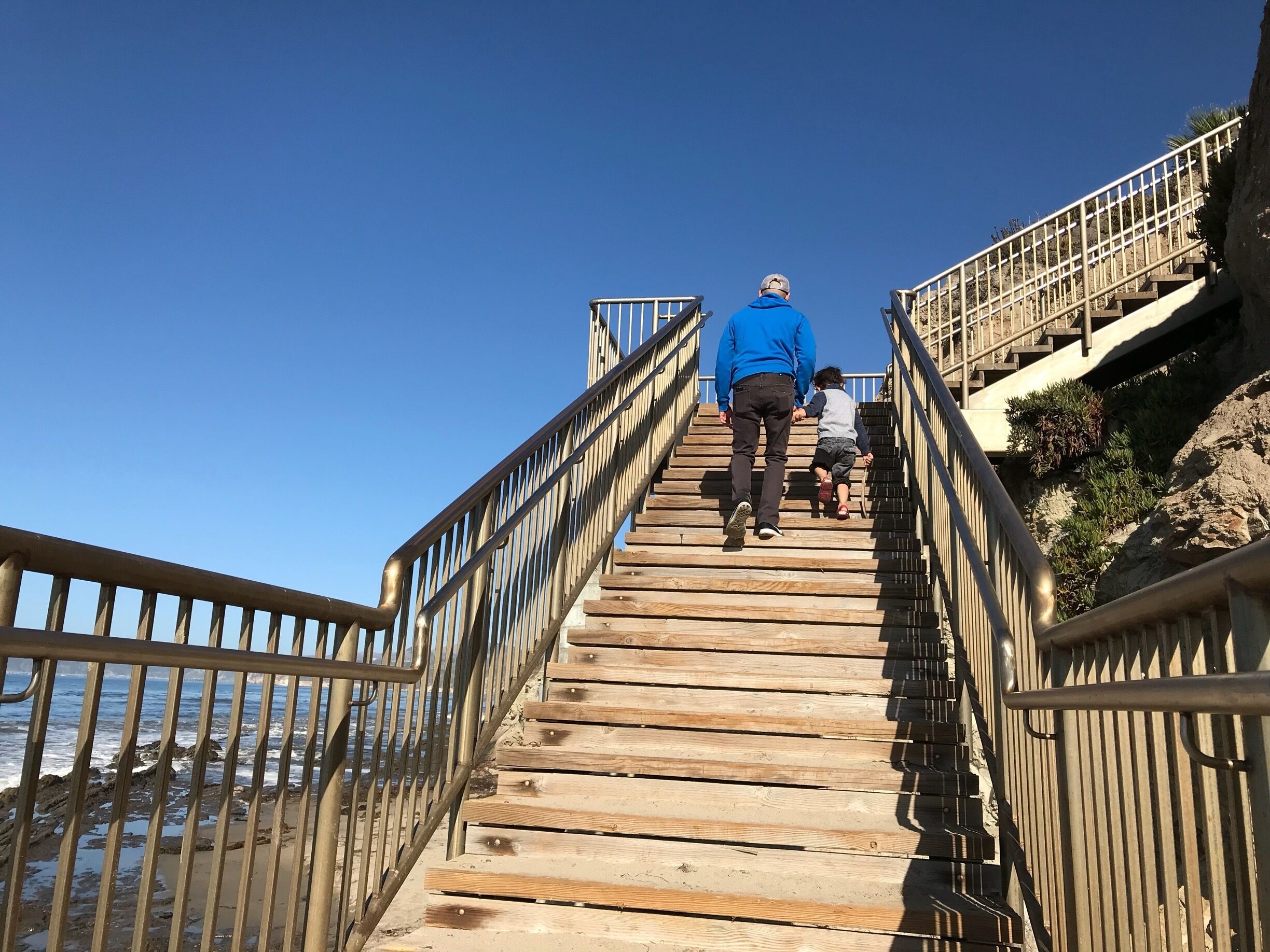 Love the  view from up the stairs.