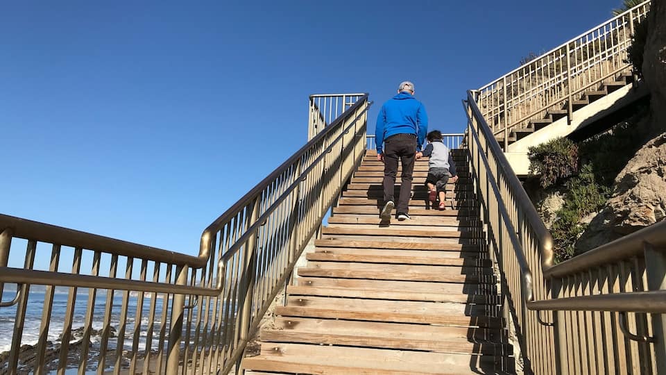 Love the view from up the stairs.