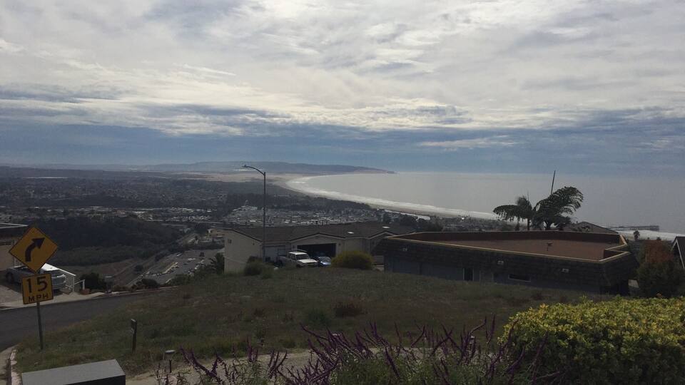 View from above Pismo Beach. #PismoBeach
