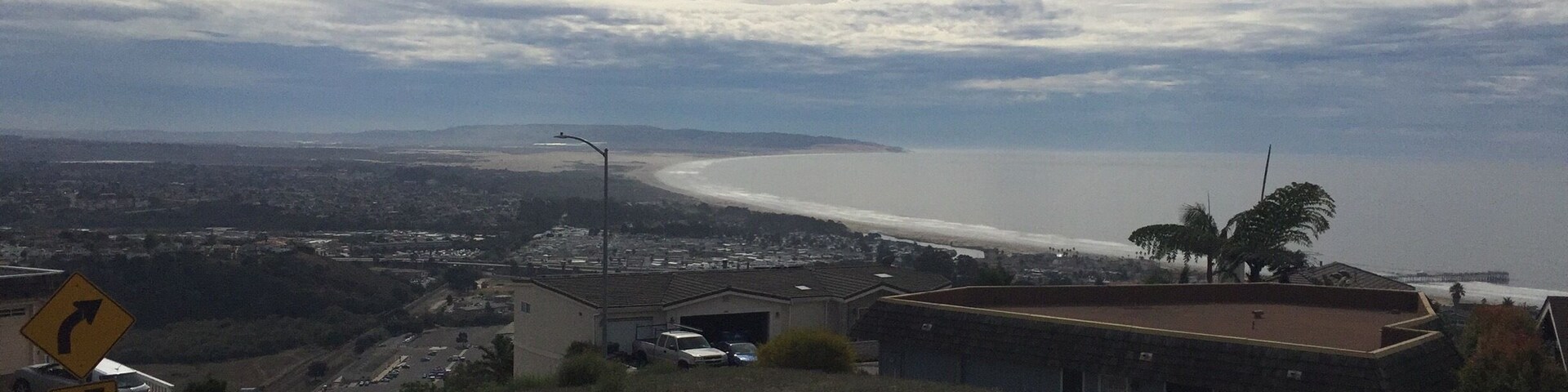 View from above Pismo Beach. #PismoBeach