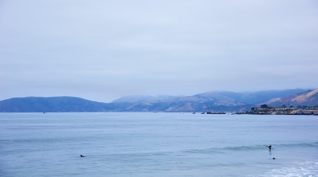 Pismo Beach which includes general coastal views and surf