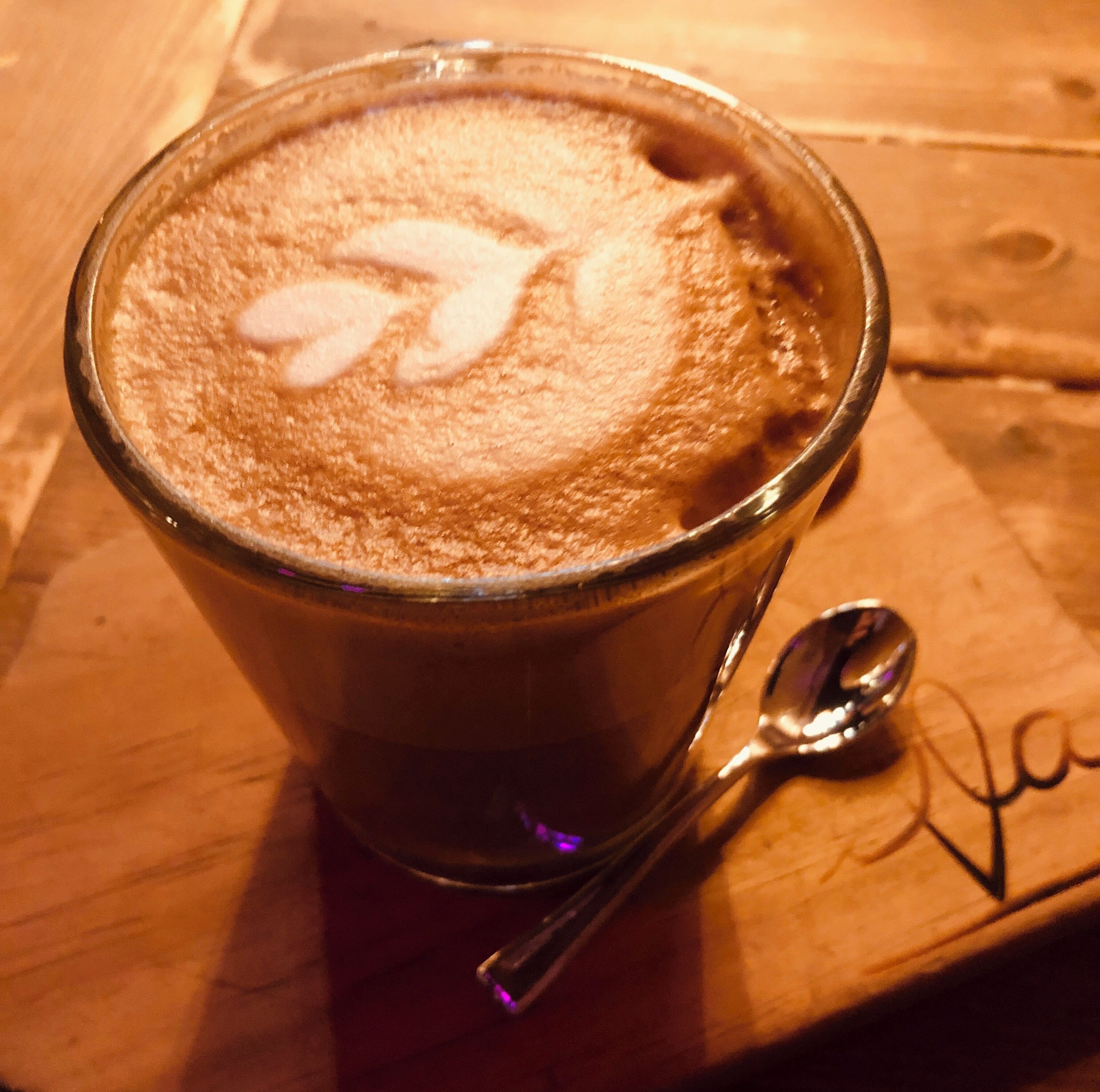 Coffee is art at Ella Cafe. #trovember