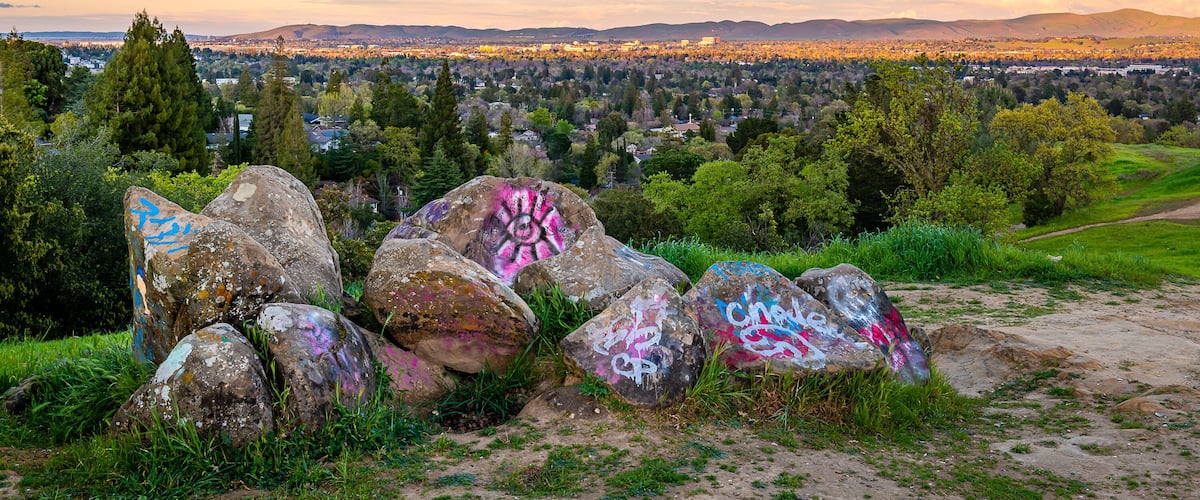 Dinosaur Hill Park at Sunset