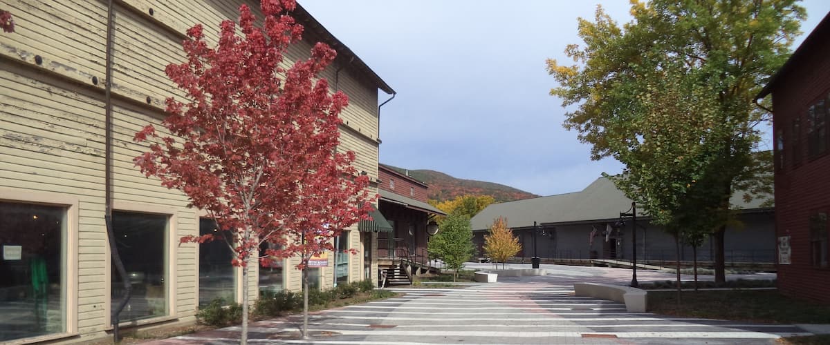 Western Gateway Heritage Park in the fall.