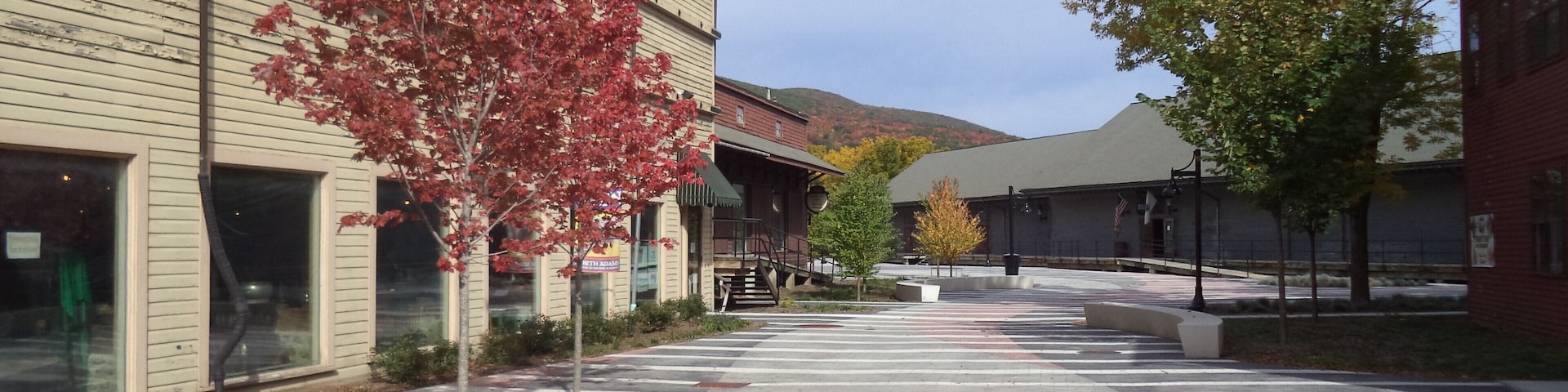Western Gateway Heritage Park in the fall.