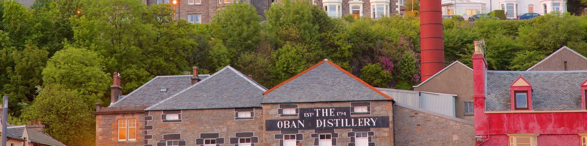 Oban showing heritage architecture and heritage elements