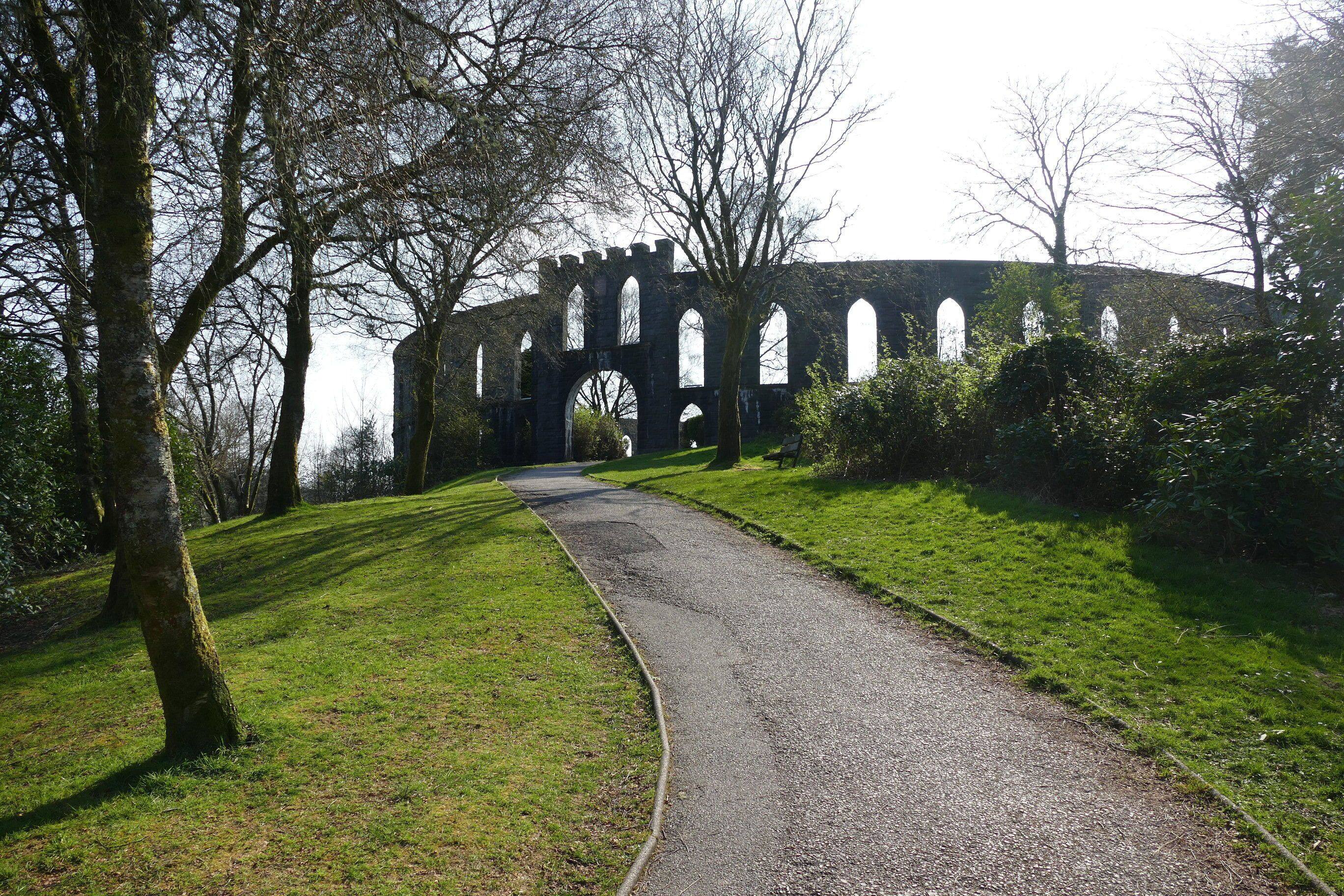 The roman like amphitheatre that dominates the skyline above Oban was built by the McCaig family as a familial monument and to provide work for the areas tradesmen but the project was never finished when they ran out of funds ,it provides a spectacular view of the town and the islands to the west.