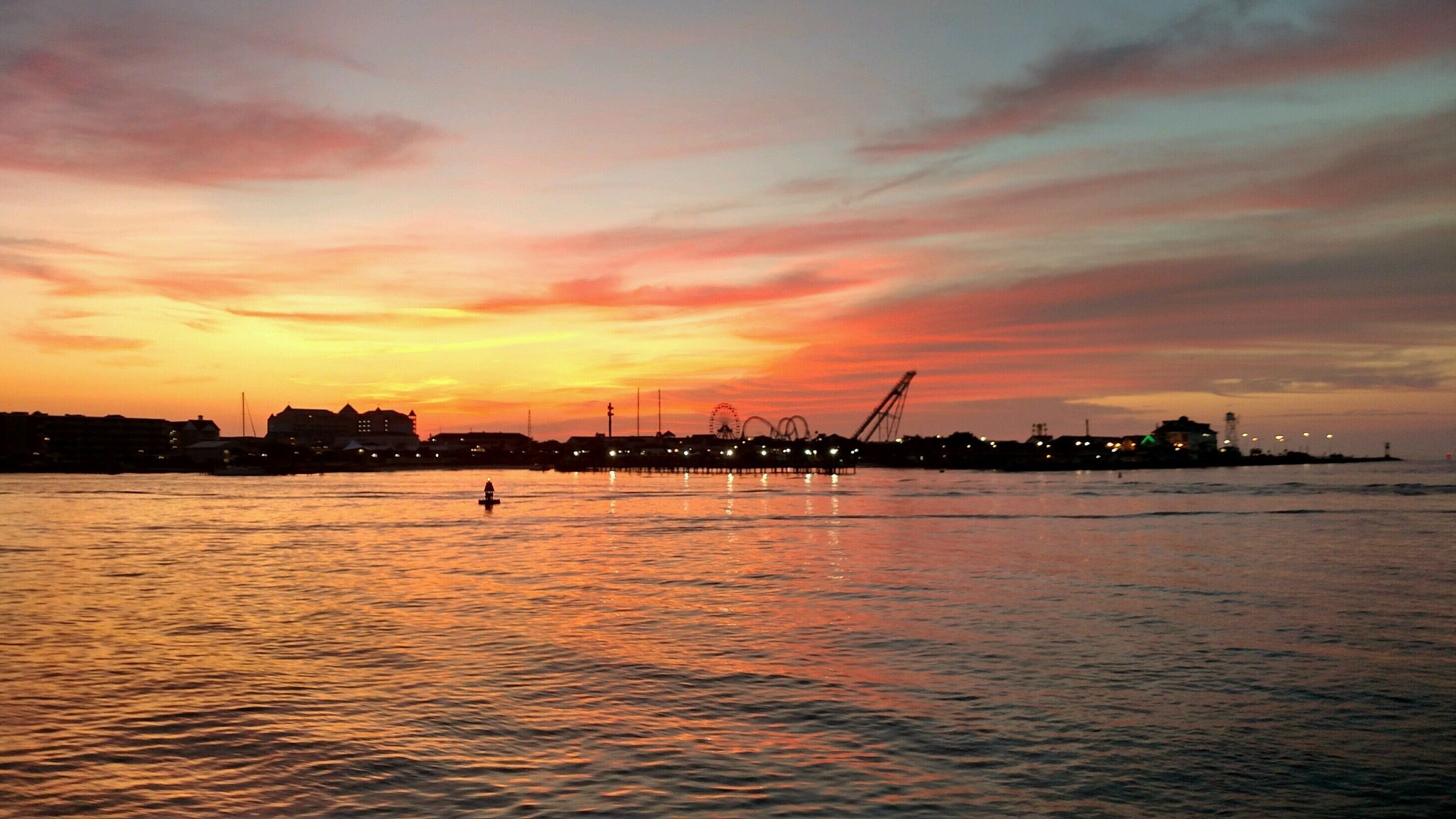 Sunrise heading out the inlet for a day of deep- sea fishing with Fin Chaser Sportfishing Charters!