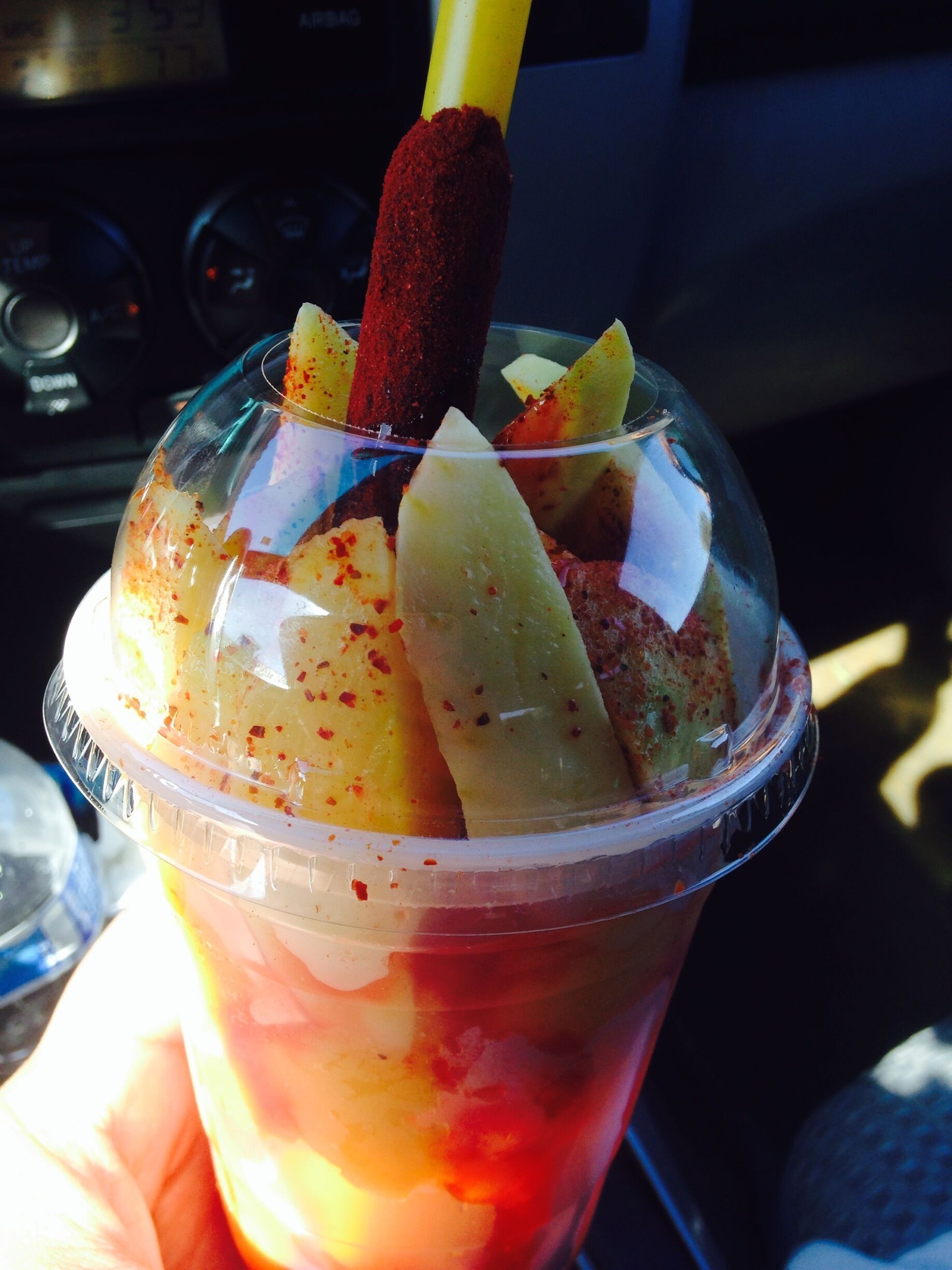 'Chamango' Sweet Mexican Chili  Mango with Ice Cream...