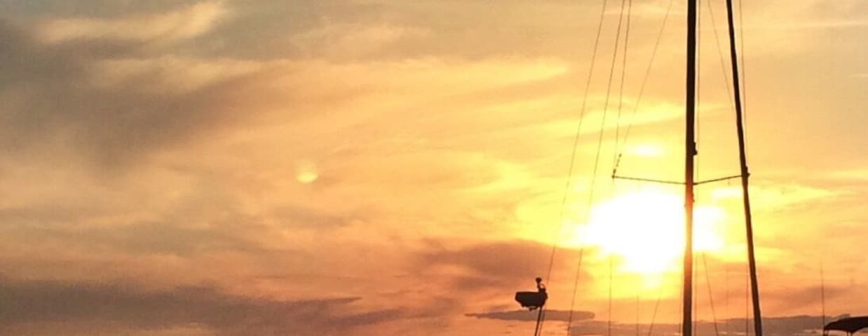 Sunset on the Pimlico Sound!