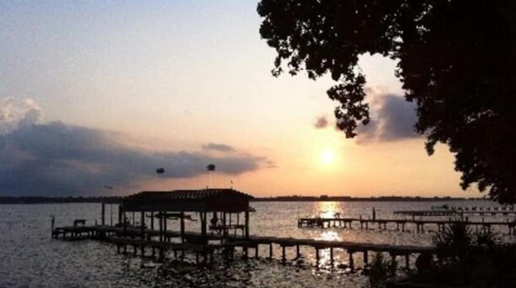 The beautiful Pamlico River at sunset