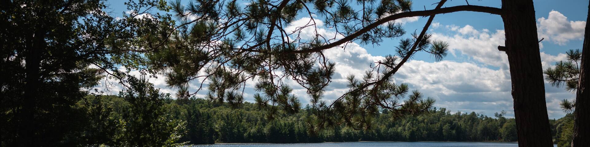 Nichols Lake Picnic Area near Boulder Junction, Wisconsin in early September
