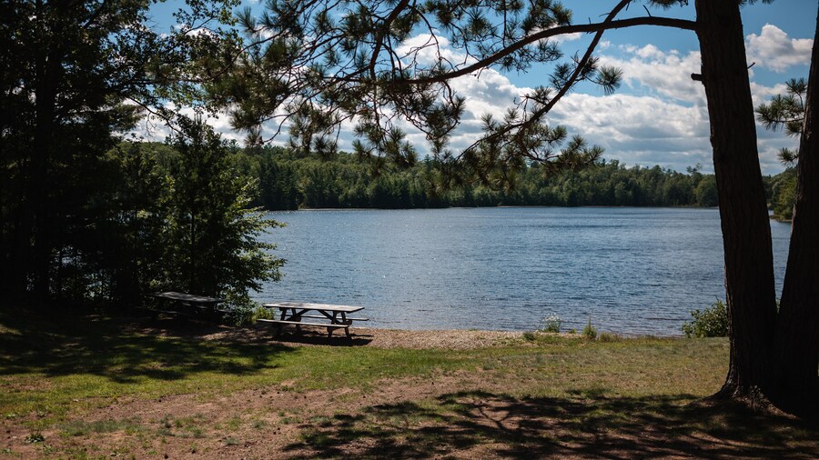 Nichols Lake Picnic Area near Boulder Junction, Wisconsin in early September