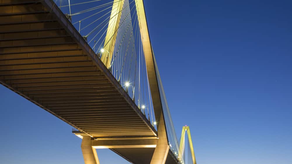 Charleston SC Arthur Ravenel Suspension Bridge South Carolina