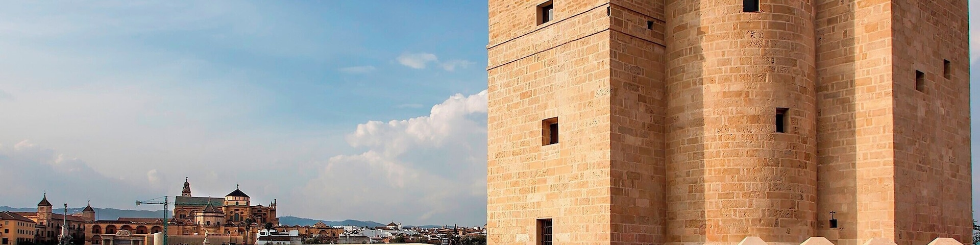 2,100 year old bridge, now a pedestrian walkway. The bridge was heavily reconstructed in the 10th century by the Moors, and their handiwork is largely what we see today. Standing guard over the bridge is the 12th Calahorra Tower.