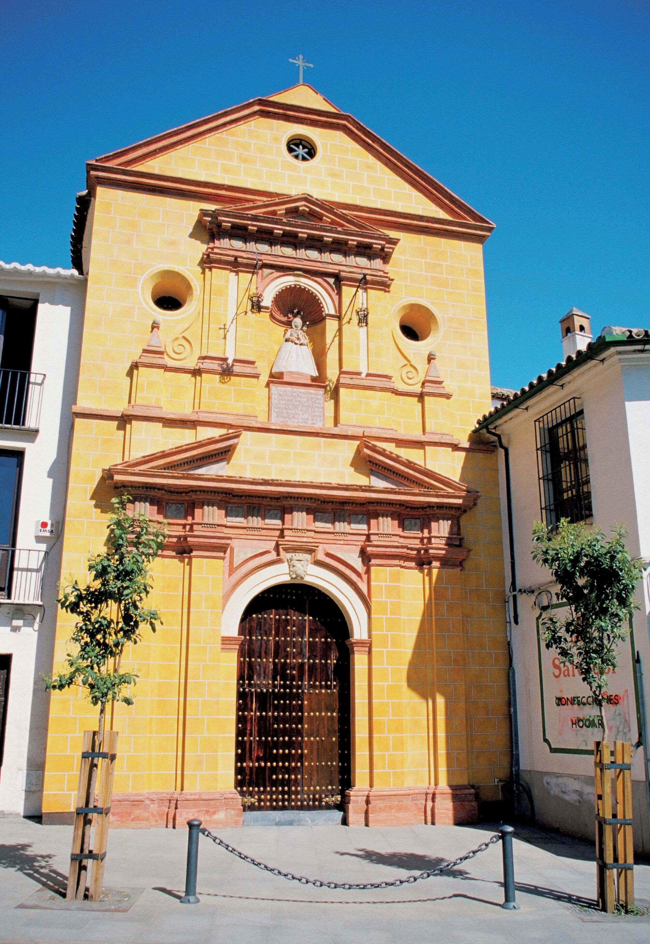 Facade of a church, Cordoba, Spain