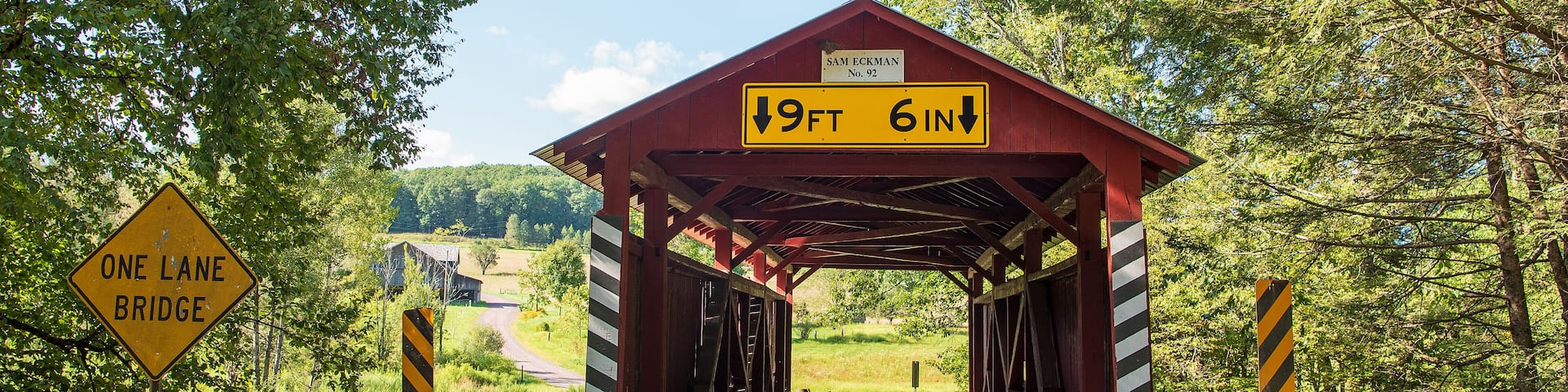 Sam Eckman's Covered Bridge in Columbia County, Pennsylvania