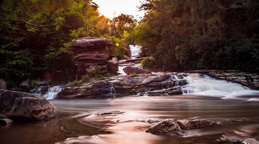 Sunset on Swallow Falls #AquaTrove