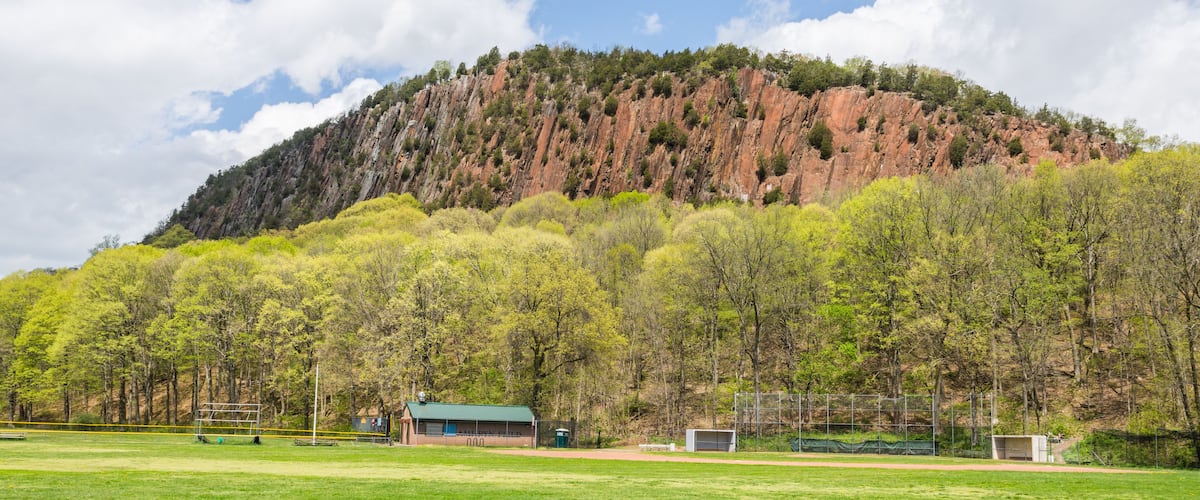 Landscape of West Rock in New Haven Connecticut