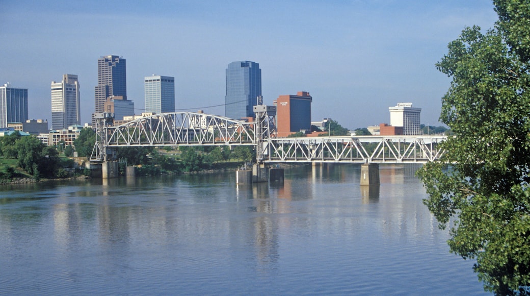 Arkansas River view from North Little Rock, Little Rock, Arkansas