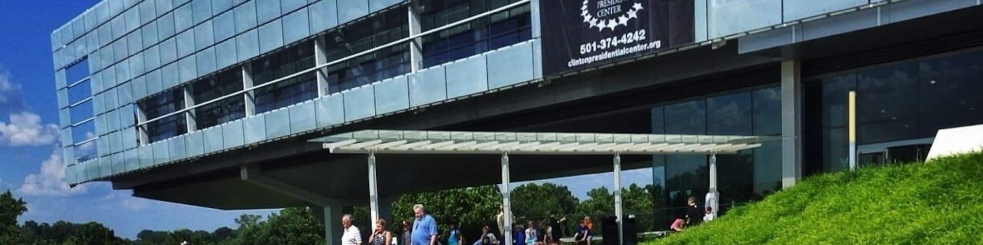 The great architecture of Bill Clinton's library.