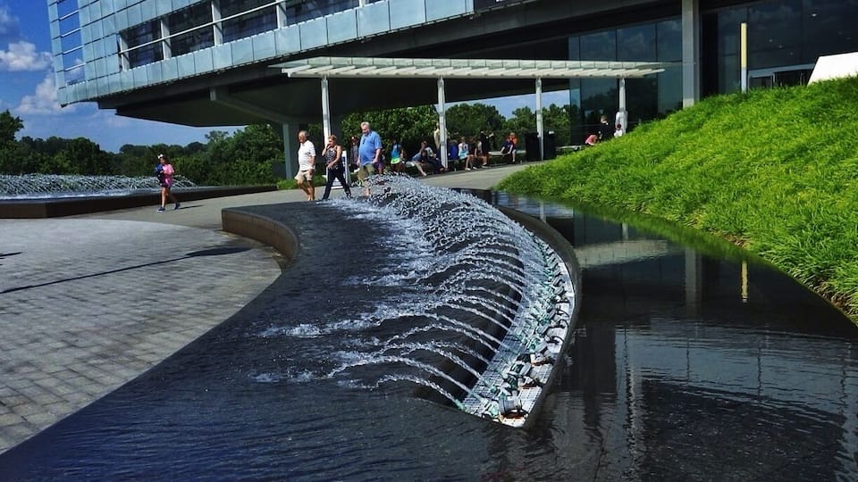 The great architecture of Bill Clinton's library.