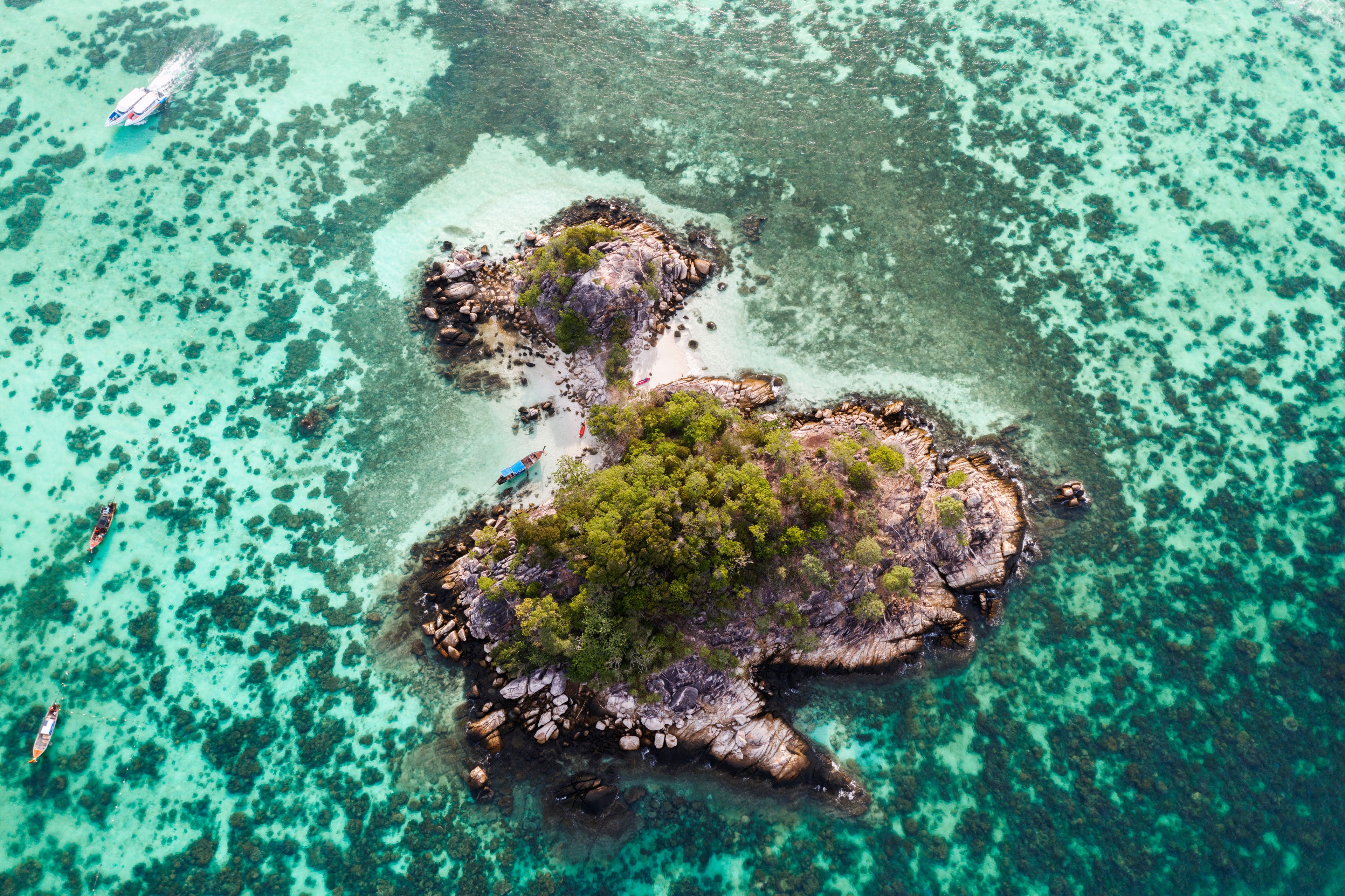 Small tropical island
