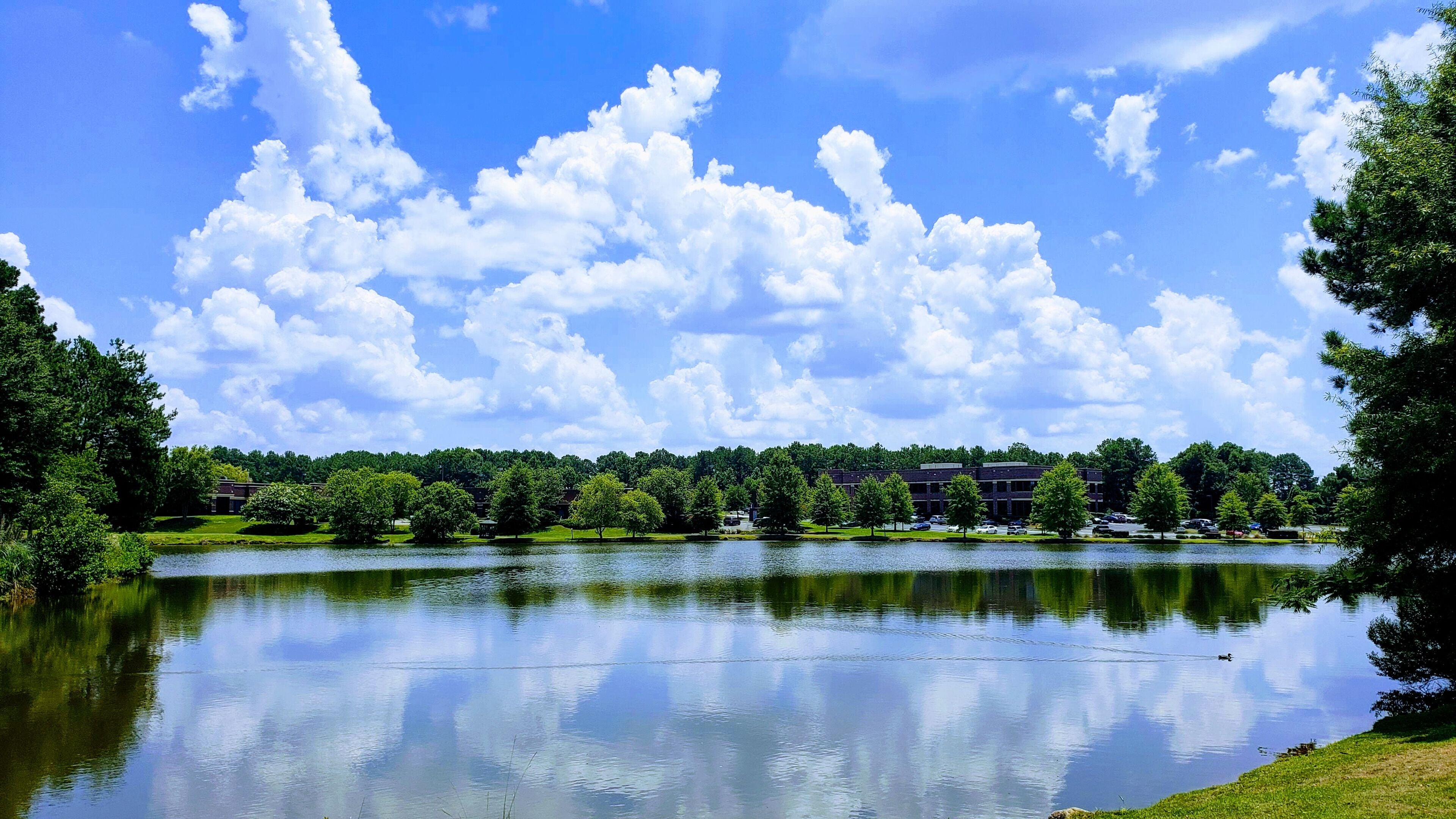 Visited my family in Columbus, GA.  This was the view from some of the adjacent buildings.