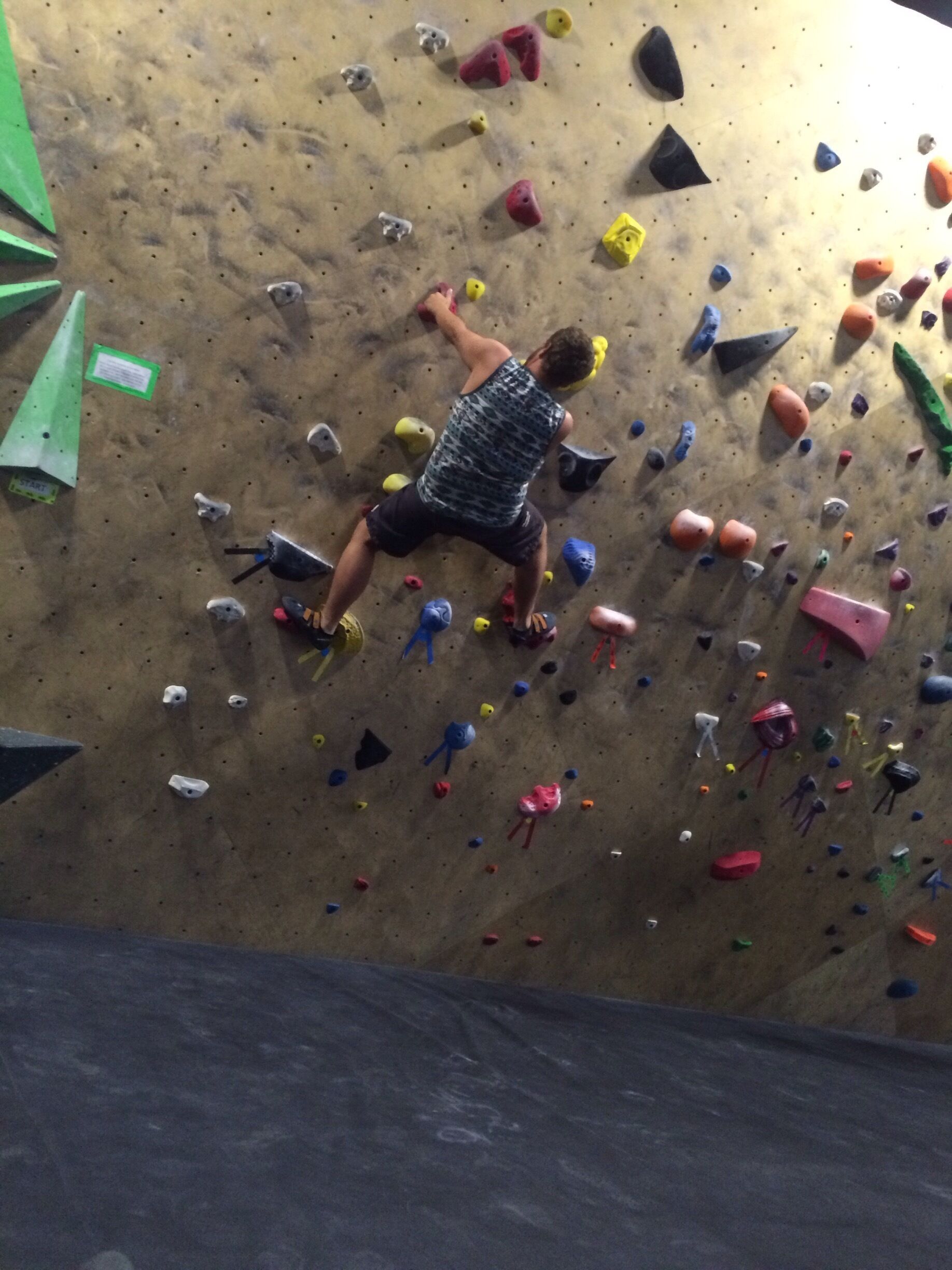 Fun place to climb and lots of wall