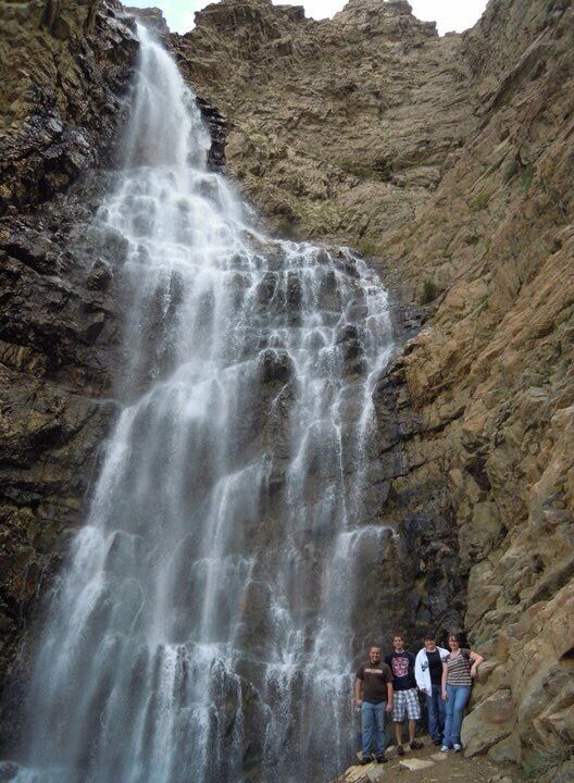 Pretty tall #waterfall at the end of this #hiking trail. 