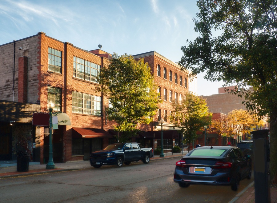 Urban neighborhood street