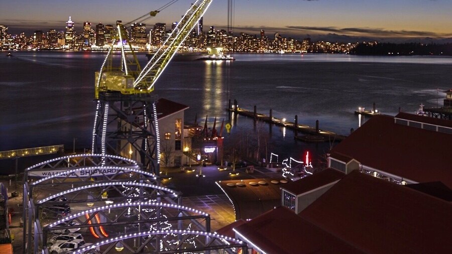 The Lonsdale Quay in North Vancouver is a wonderful destination on its own. The surrounding area is loaded with restaurants and offers a terrific vista of Vancouver across Burrard Inlet. The Sea Bus is part of the area’s public transportation system that takes foot passengers back and forth across the inlet
