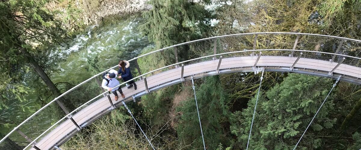 Enjoyed a few hours among the trees while visiting Vancouver at Capilano Suspension Bridge Park. Travel tip: There is a free shuttle that picks up from several locations downtown. #LifeAtExpedia #Rainforests