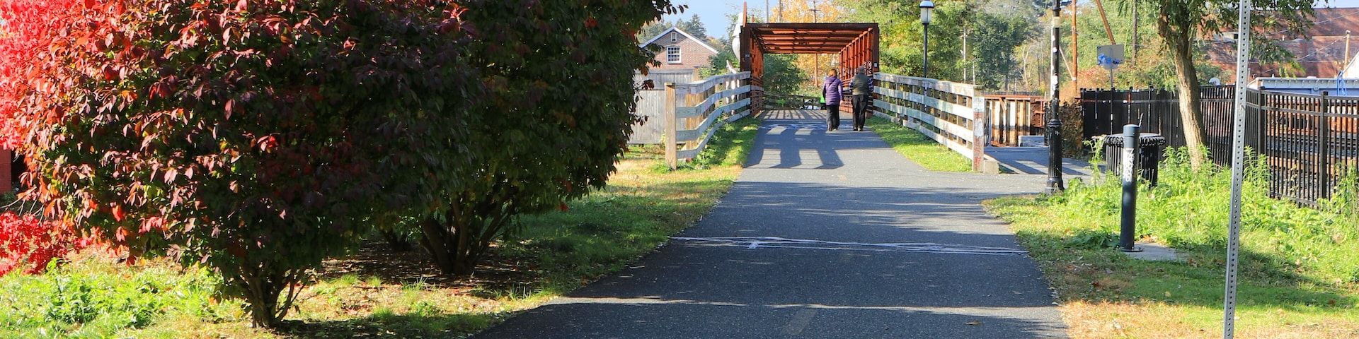 Pedestrian passageway in Northampton, Massachusetts