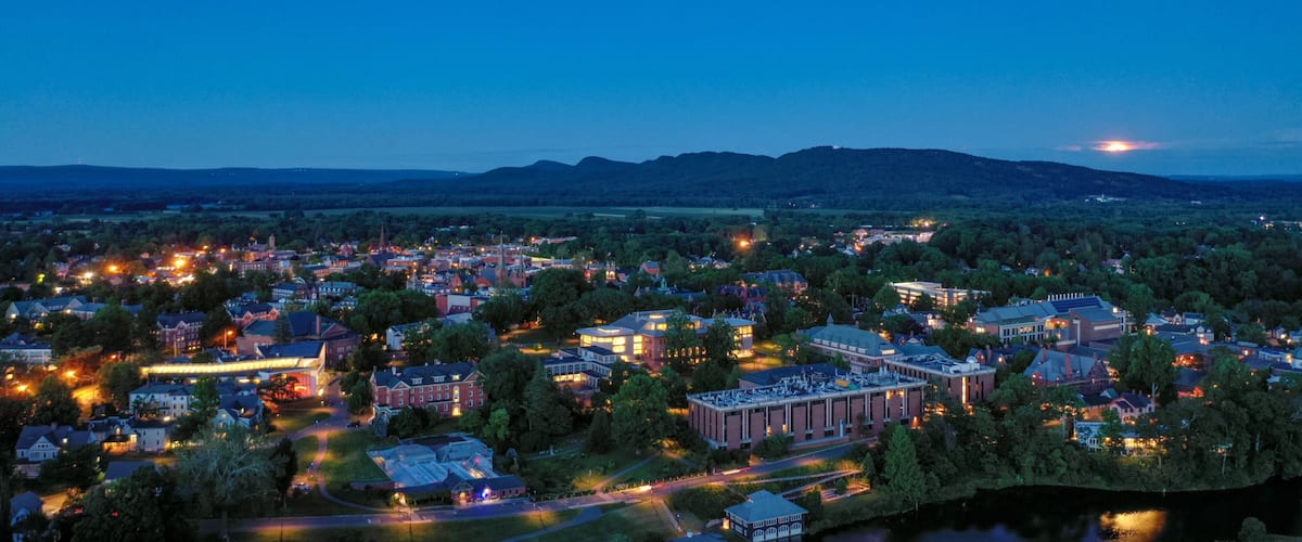 Northampton at night