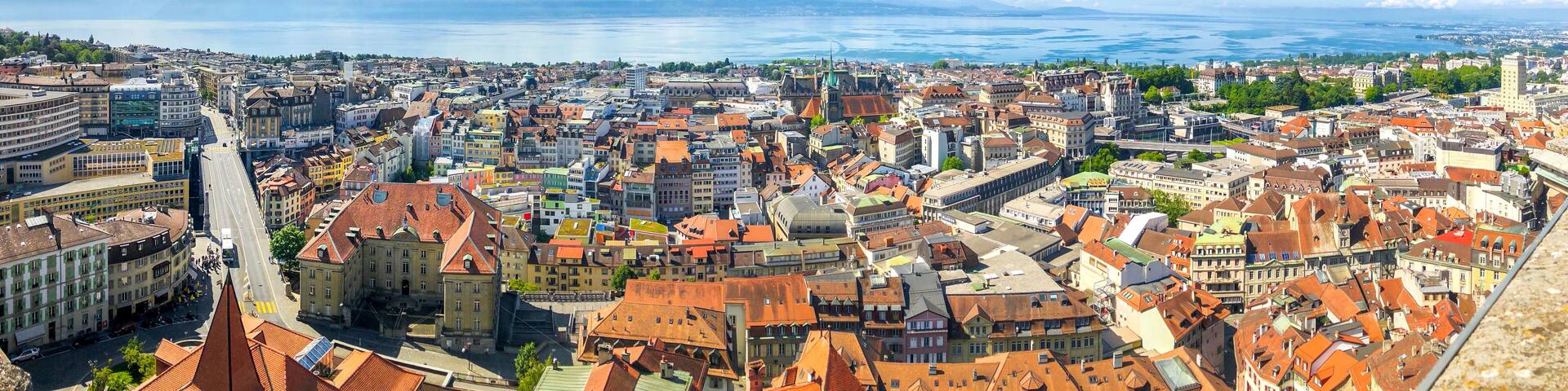 Lausanne, Genfer See, Ausblick