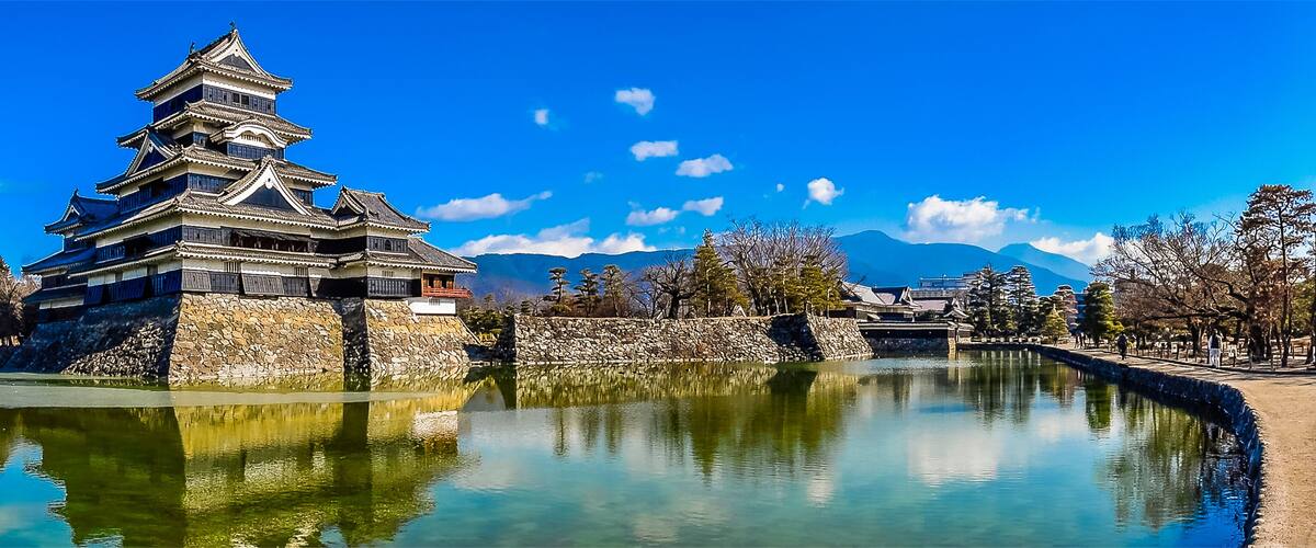 Matsumoto Castle Exterior, Nagano, Japan