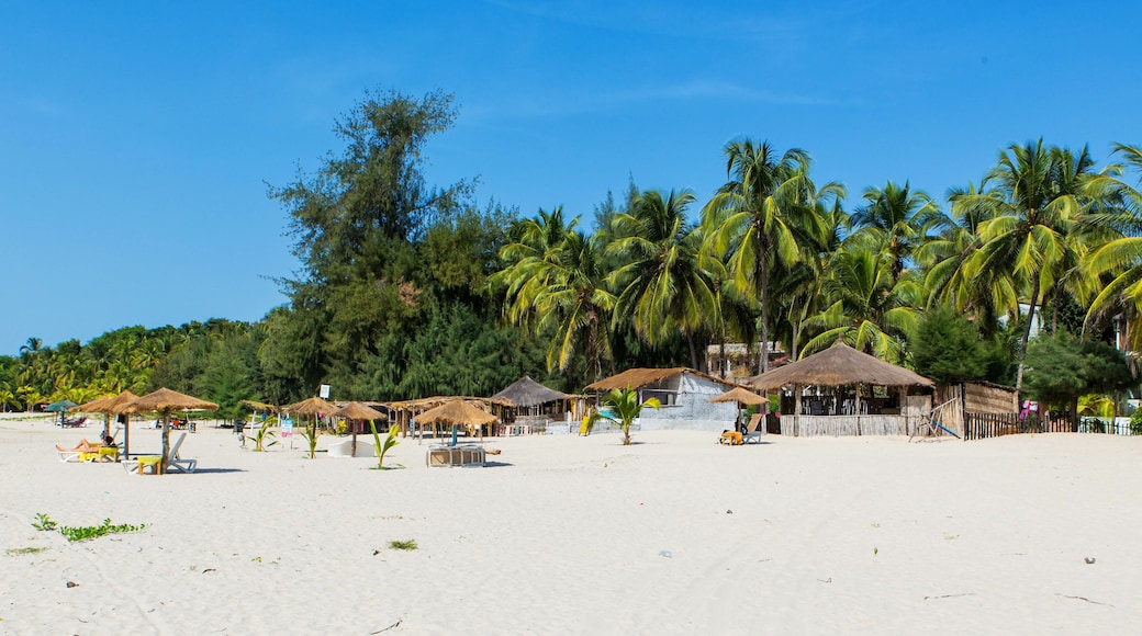 West Africa Senegal Cap Skirring - Paradise beach - beach chairs, umbrellas