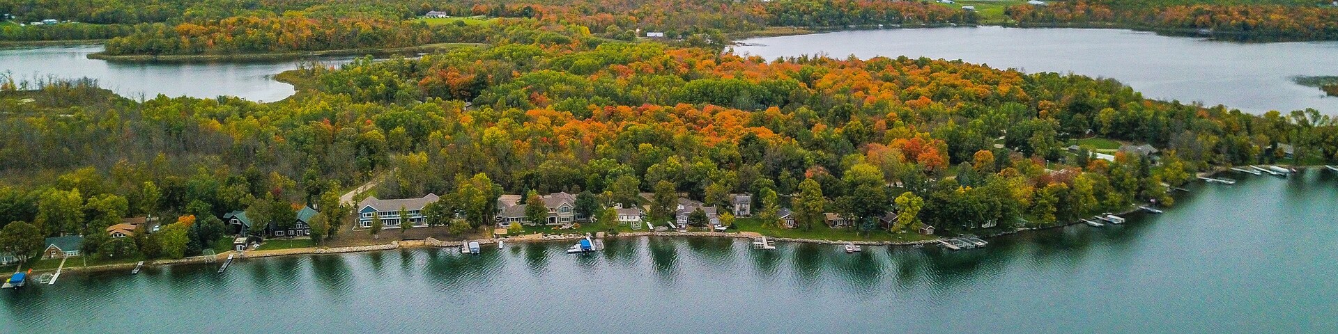 Colors of Autumn Above Big Floyd Lake, Minnesota