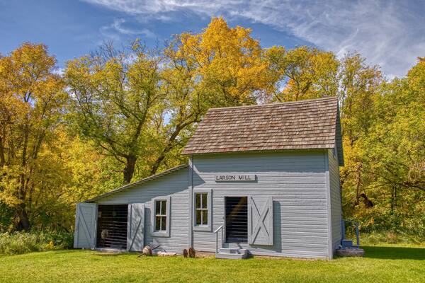 Old Mill State Park is located in North West Minnesota