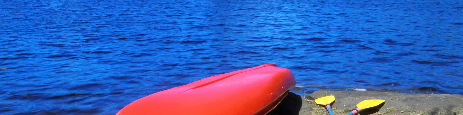 Canoe at the lake