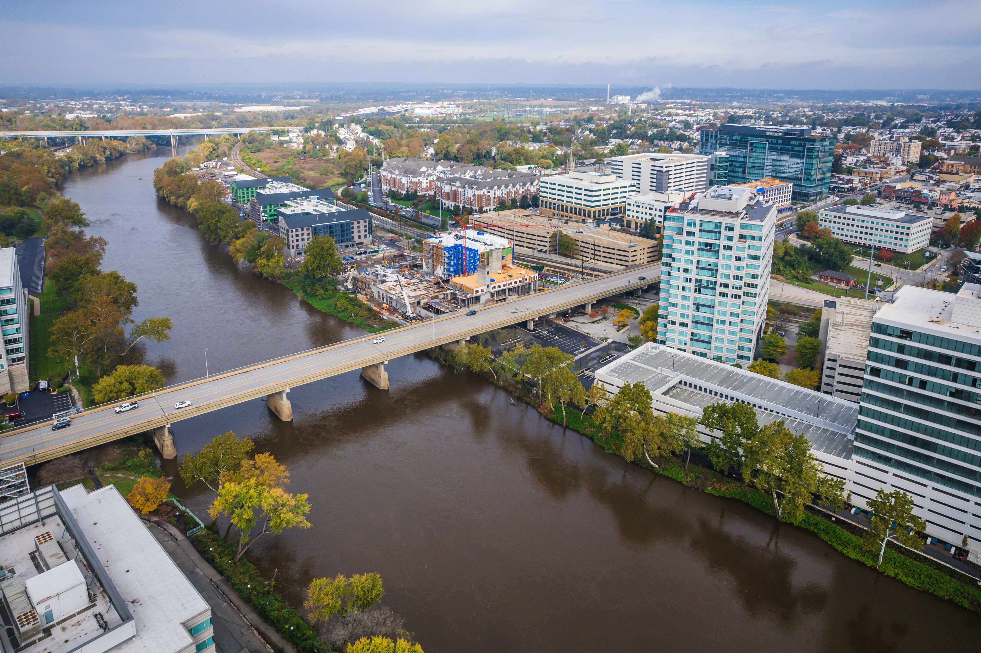 Aerial Drone of Conshohocken PA