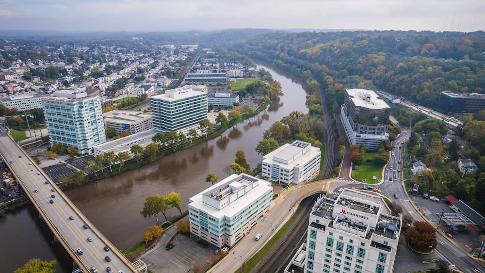 Aerial Drone of Conshohocken PA