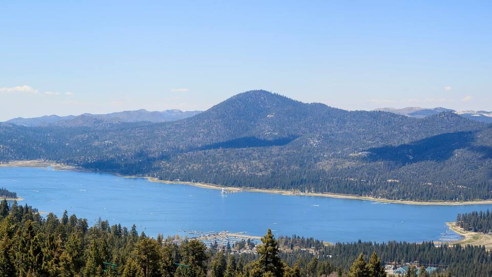 Big bear lake near Los Angeles