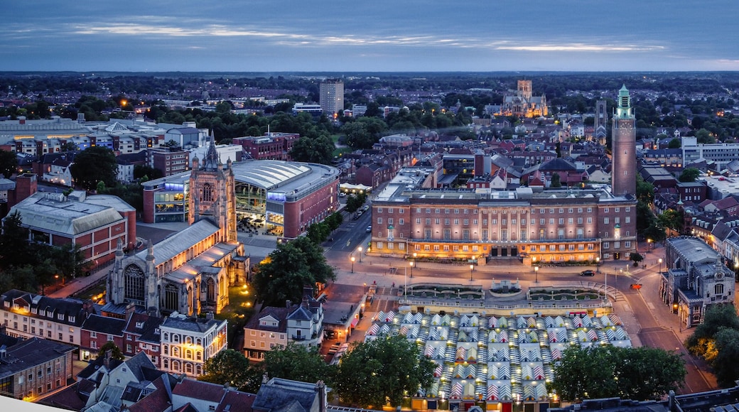 Norwich Market and Town Hall Old English